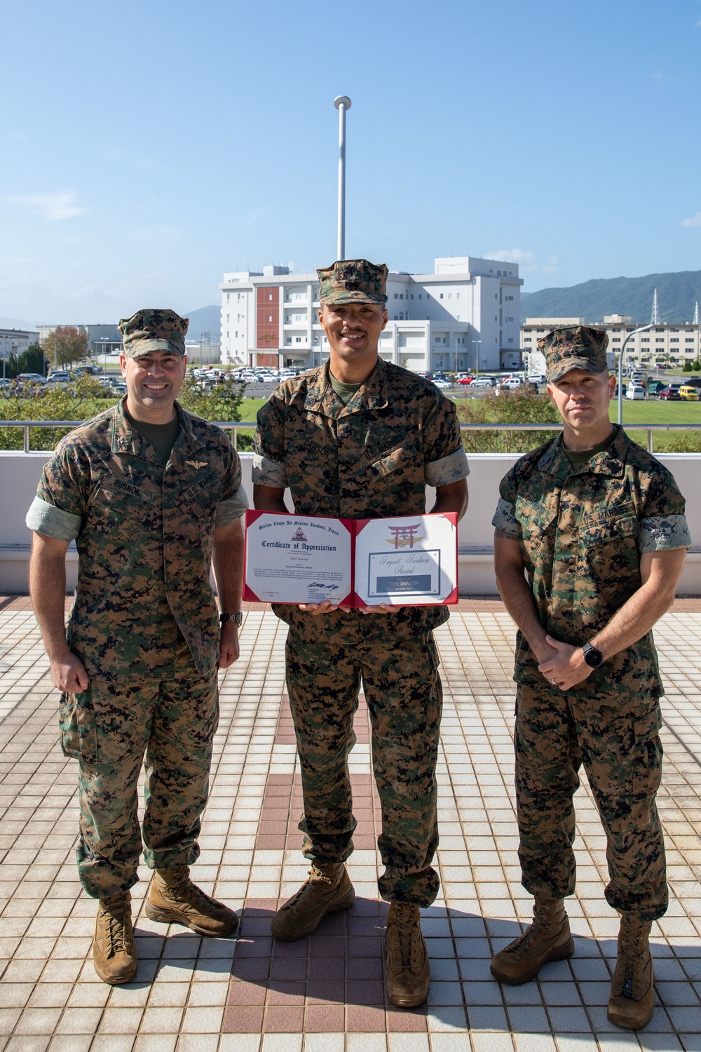 Save the Salamanders: Staff Sergeant. Tajee Dawson Receives Impact Iwakuni Award