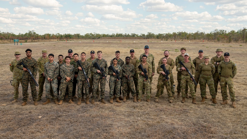 US Servicemembers join RAAF and RNZAF Security Forces at the Range