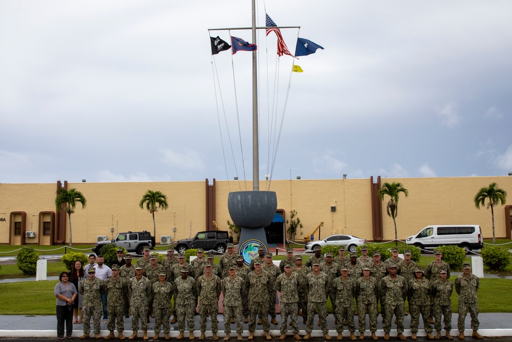 Rear Adm. Andros Visit CTF 75