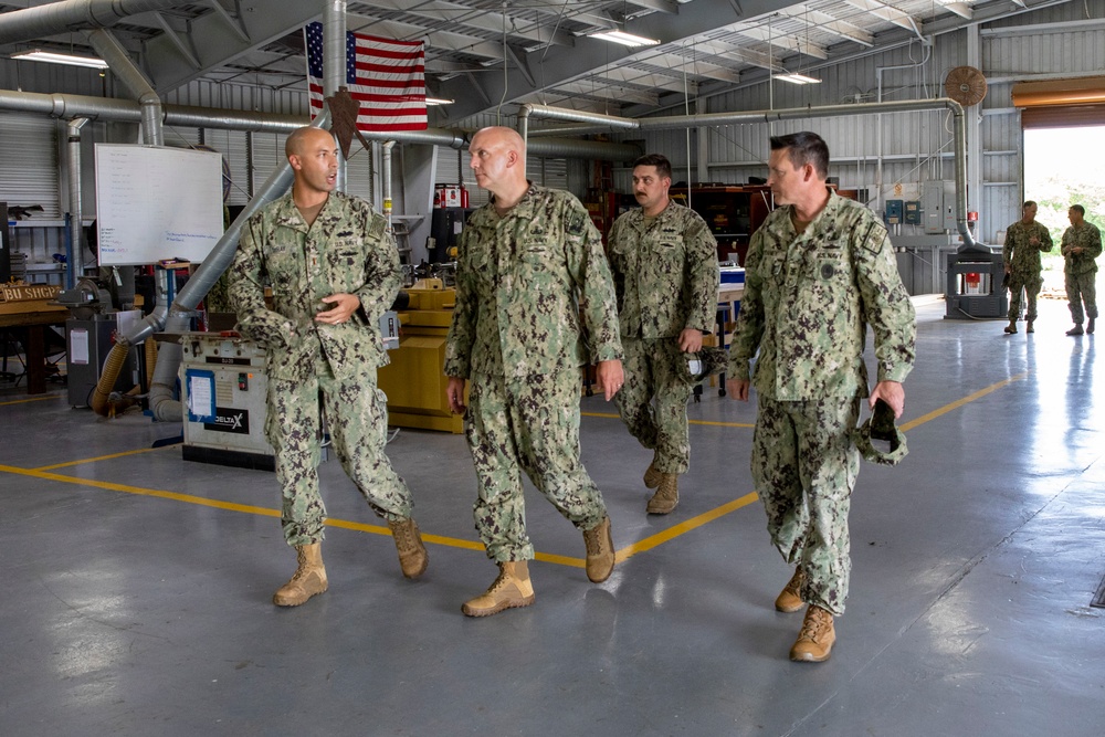 Rear Adm. Andros Visit CTF 75