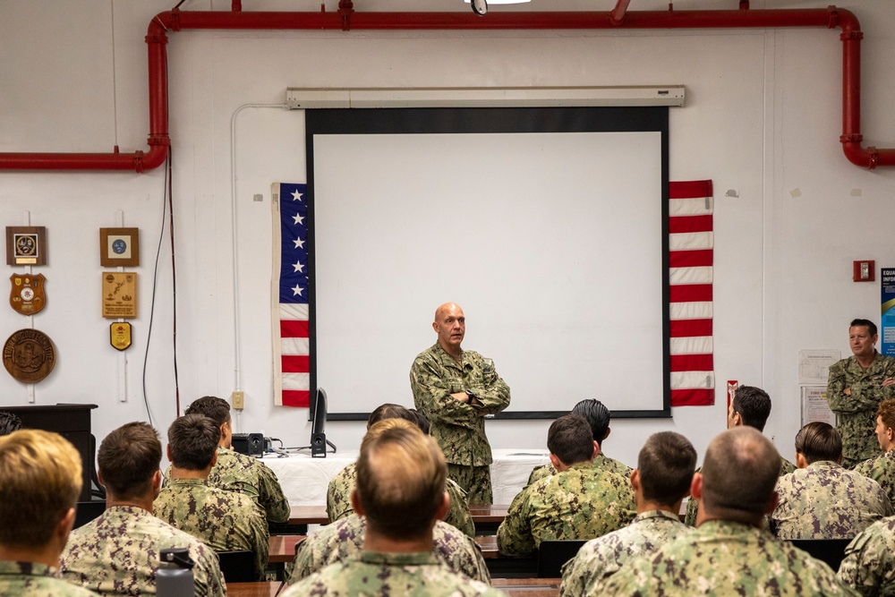 Rear Adm. Andros Visit CTF 75