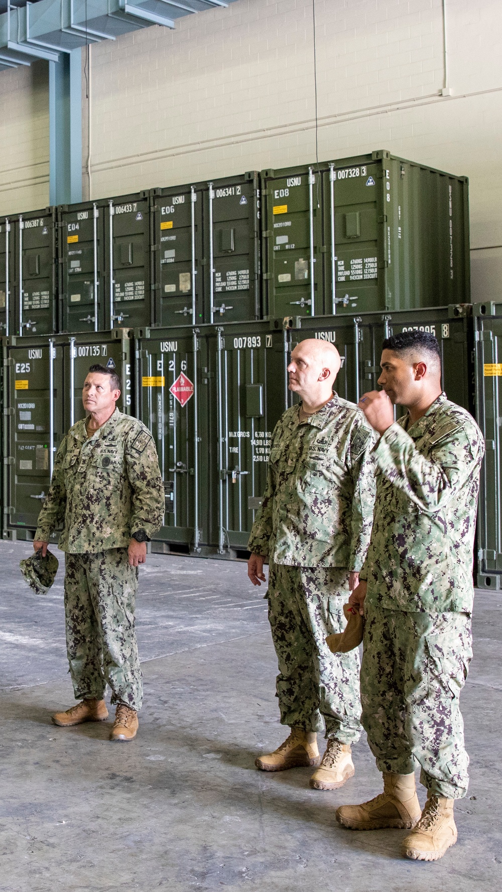 Rear Adm. Andros Visit CTF 75