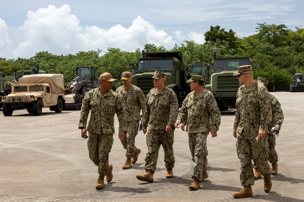 Rear Adm. Andros Visit CTF 75