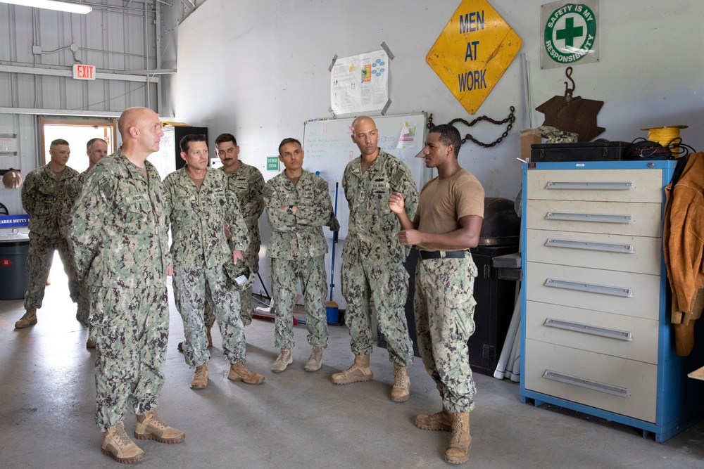 Rear Adm. Andros Visit CTF 75