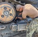 Seabees perform maintenance checks on D6 Dozer