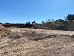NMCB-11 Seabees complete excavation for Maritime Training Facility