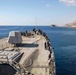 USS Nitze Departs Israel