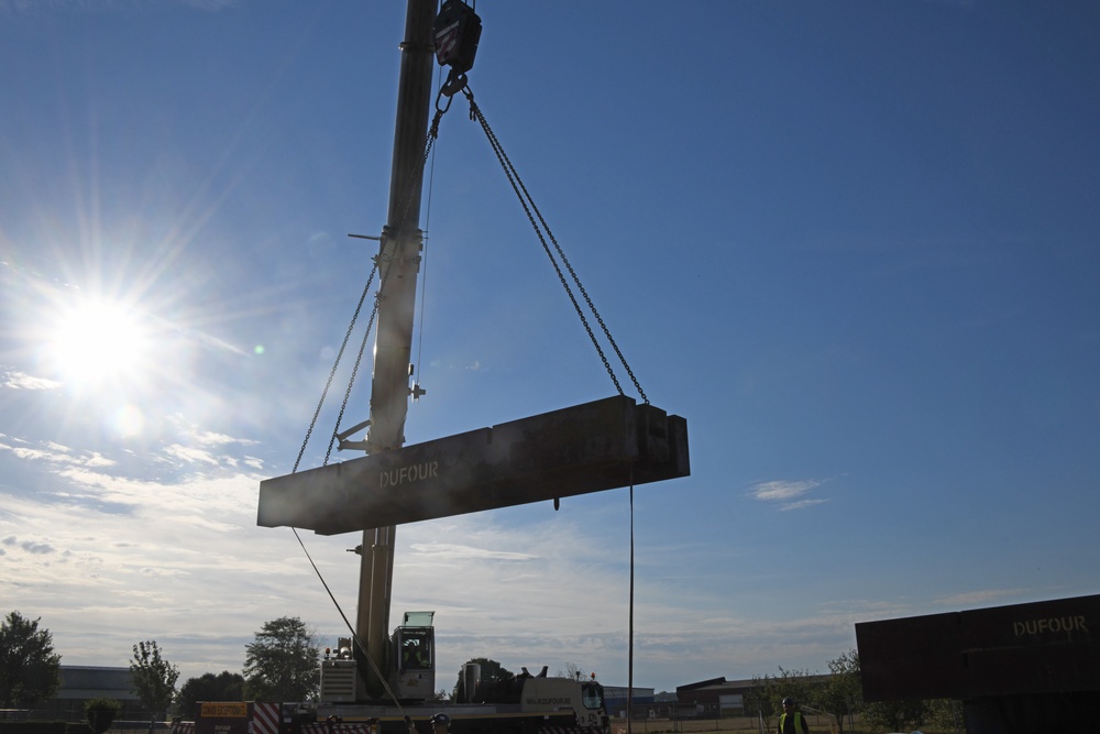 Chièvres Water Infrastructure Works: Successful Load Test for Foundation Piles