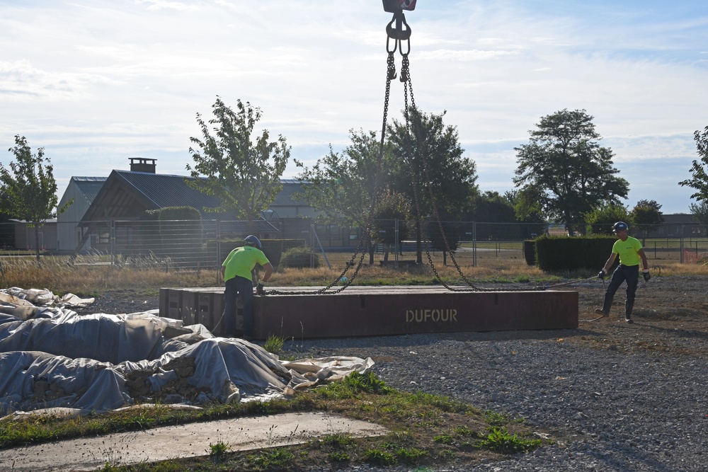 Chièvres Water Infrastructure Works: Successful Load Test for Foundation Piles