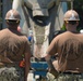 NMCB-4 Seabees Work on Concrete at NSF Diego Garcia