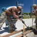 NMCB-4 Seabees Work on Concrete at NSF Diego Garcia