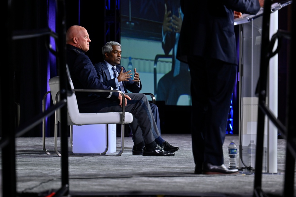 CSO Raymond and Google Cloud CEO Kurian panel discussion at ASC22