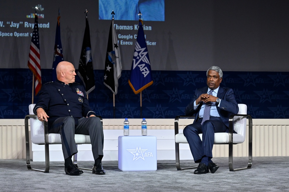 CSO Raymond and Google Cloud CEO Kurian panel discussion at ASC22