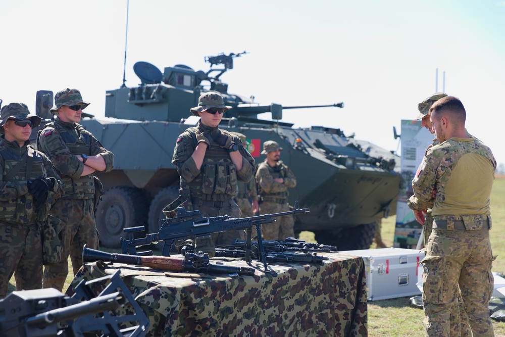US and NATO Allies conduct static display at Justice Eagle