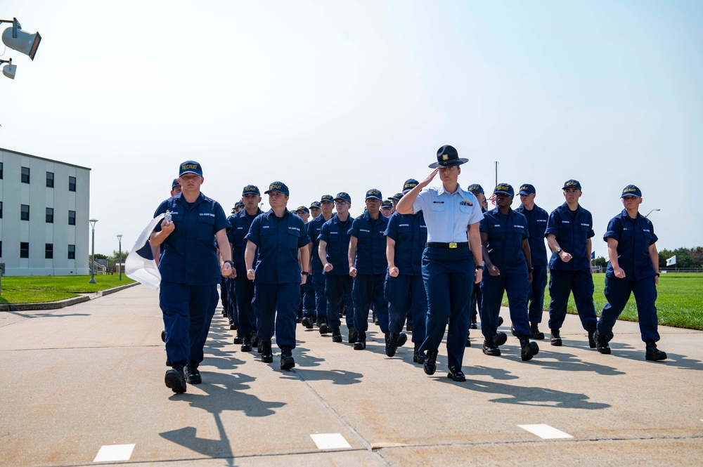 Recruit company completes Coast Guard basic training