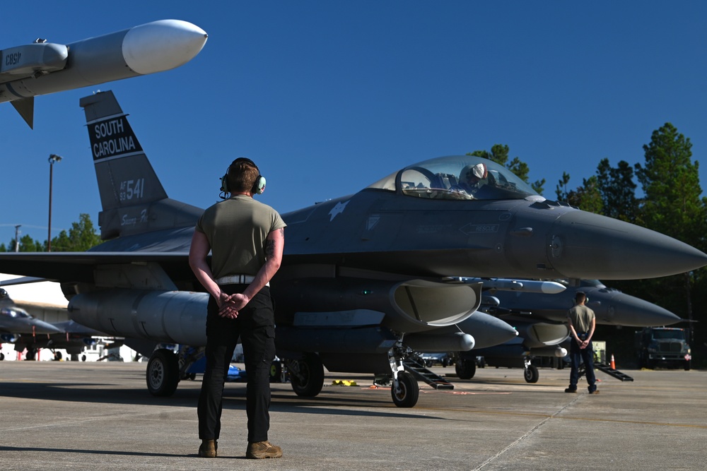 Daily Flightline Operations at Columbia Metropolitan Airport