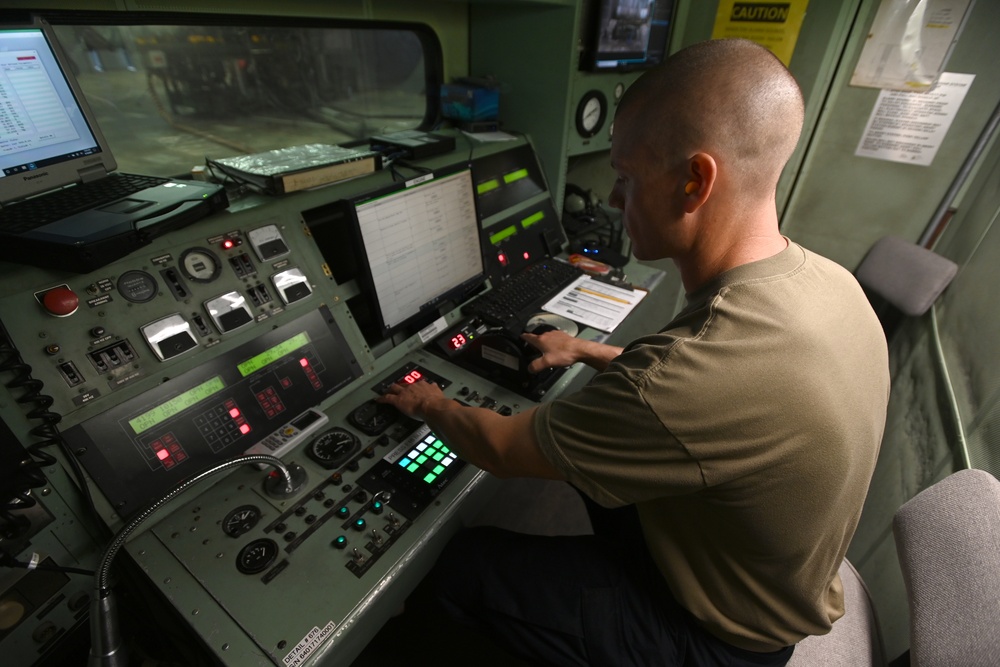 169th Maintenance Squadron Conducts Engine Tests at Hush House