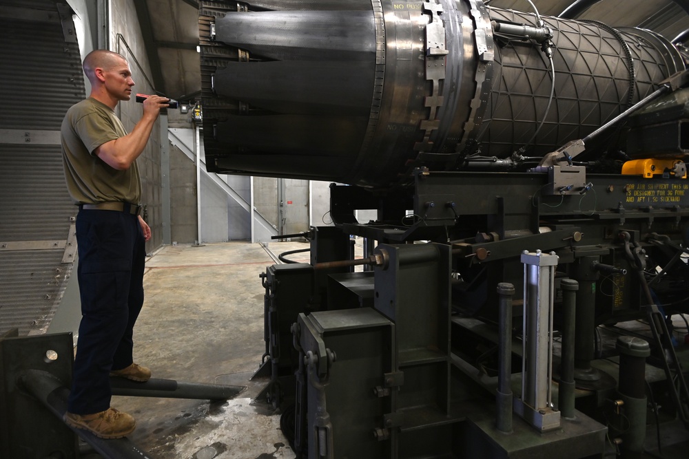 169th Maintenance Squadron Conducts Engine Tests at Hush House