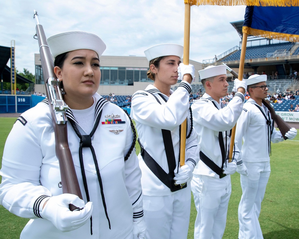 USS George Washington (CVN 73) Color Guard