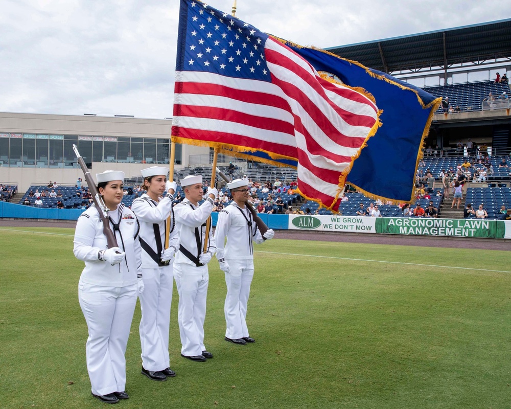 USS George Washington (CVN 73) Color Guard