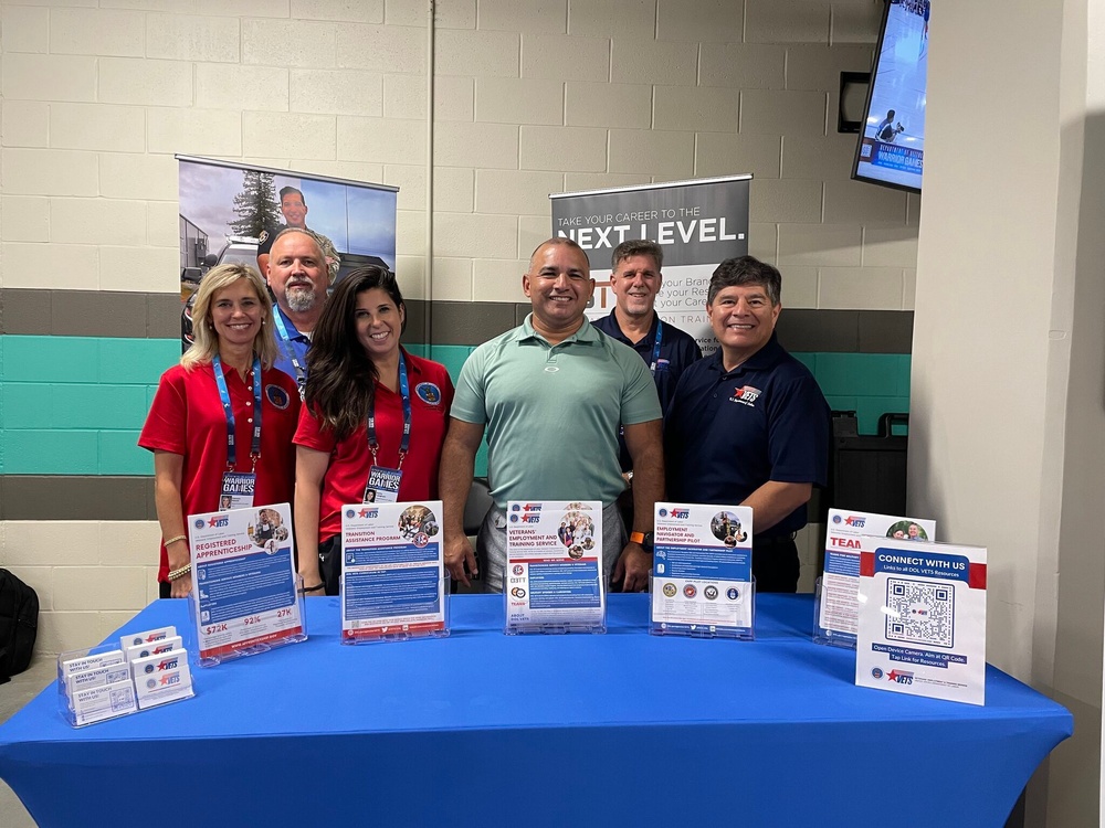 James D. Rodriguez, Assistant Secretary for VETS, visits the ESPN Wide World of Sports Event