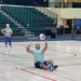 James D. Rodriguez, Assistant Secretary for VETS, Partakes in the Seated Volleyball Exhibition Game
