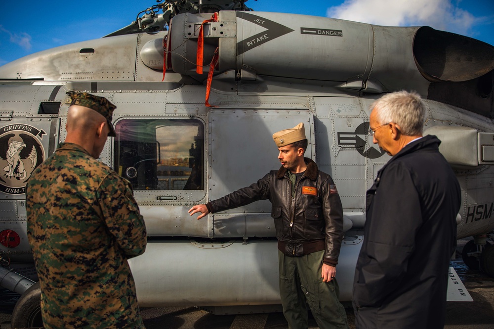 USS Paul Ignatius (DDG 117) hosts tours in Latvia for distinguished visitors