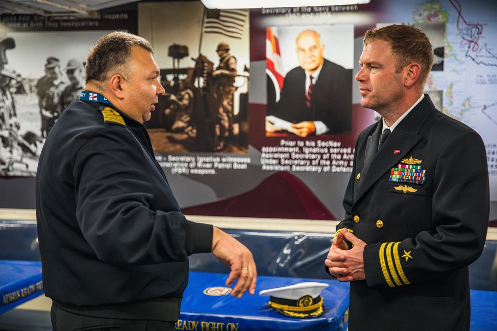 USS Paul Ignatius (DDG 117) hosts tours in Latvia for distinguished visitors