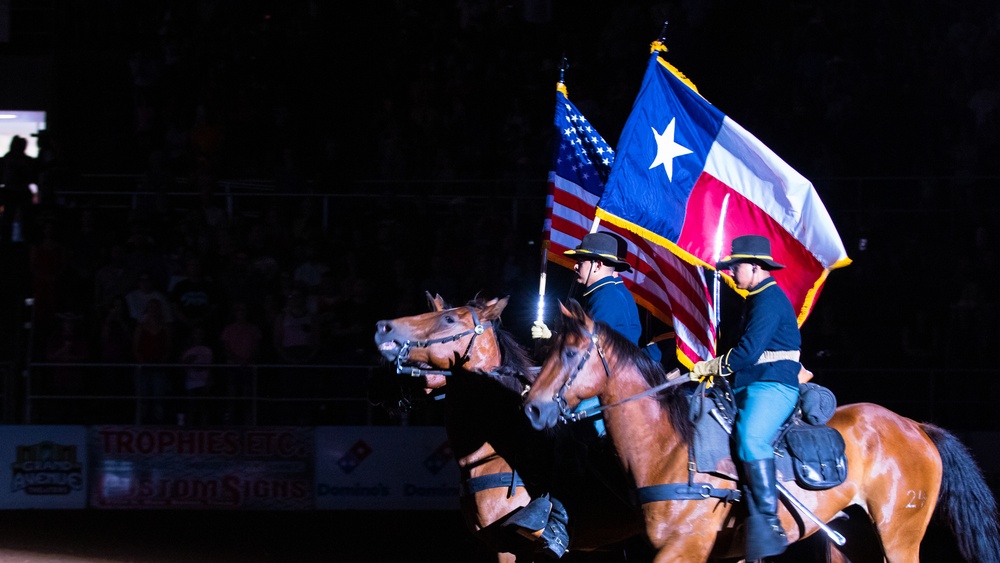 1st Cav Honor Guard kicks off Rodeo