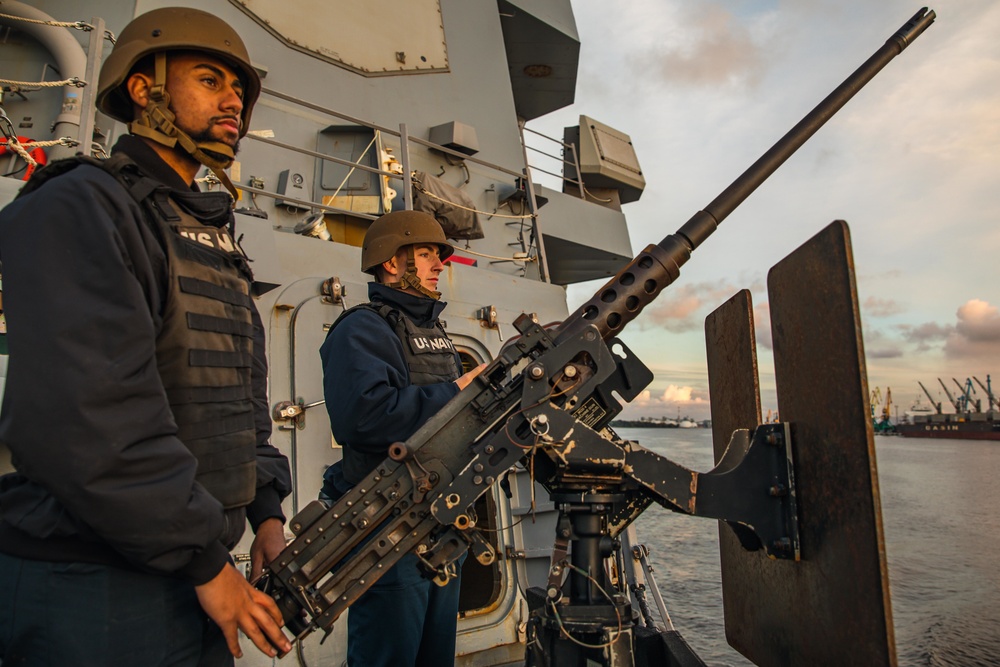 USS Paul Ignatius (DDG 117) departs Riga, Latvia