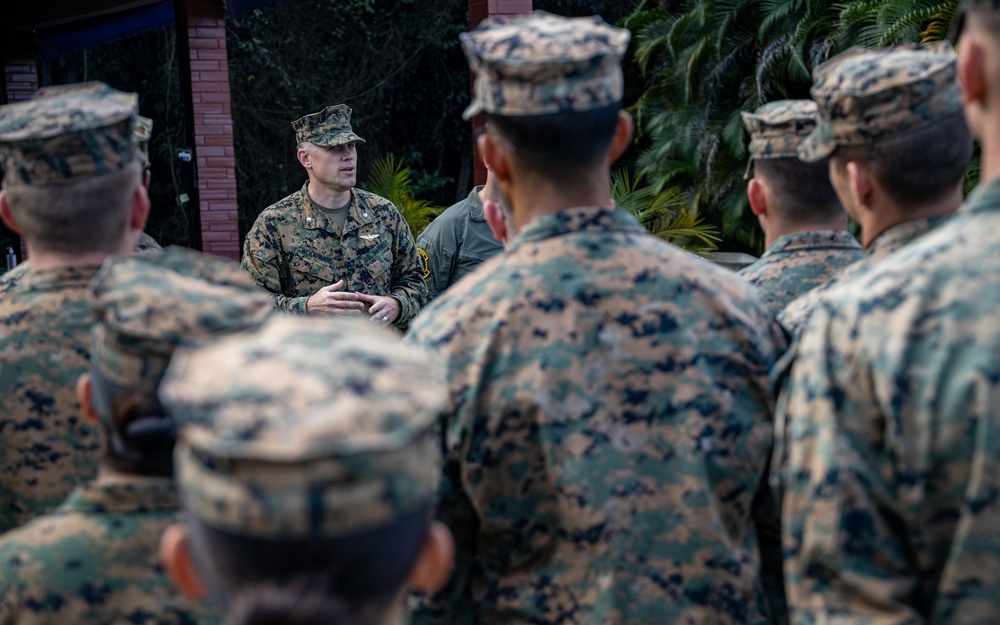 UNITAS 2022: U.S. Marines with Marine Light Attack Helicopter Squadron (HMLA) 773, are Commemorated for Their Efforts During Exercise UNITAS LXIII