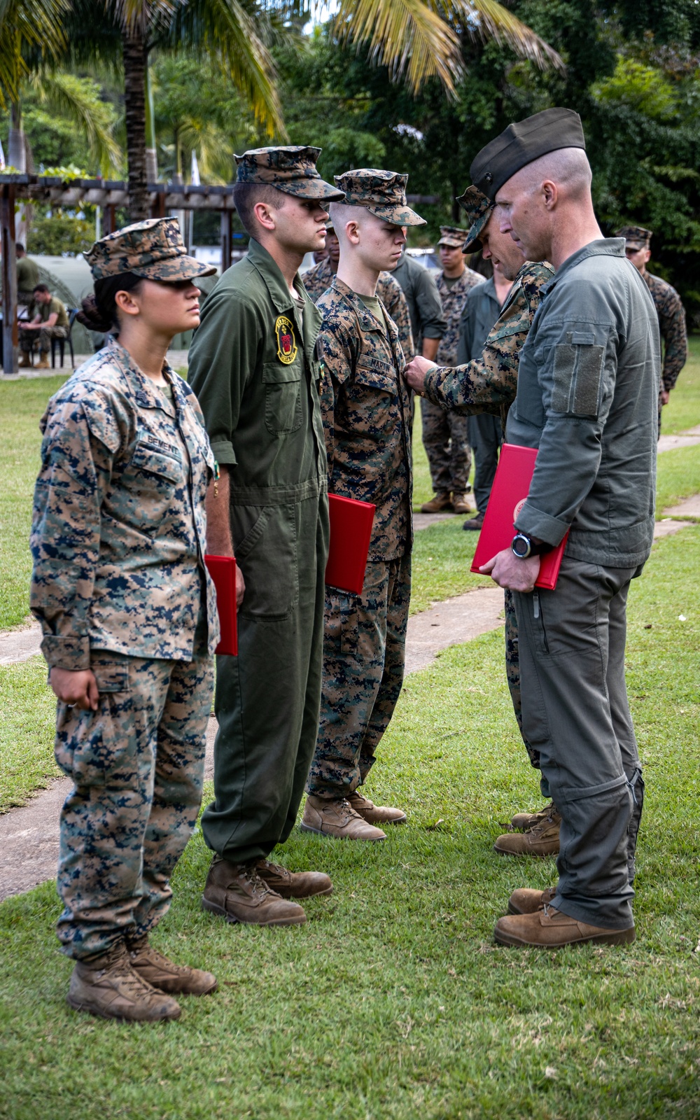 UNITAS 2022: U.S. Marines with Marine Light Attack Helicopter Squadron (HMLA) 773, are Commemorated for Their Efforts During Exercise UNITAS LXIII