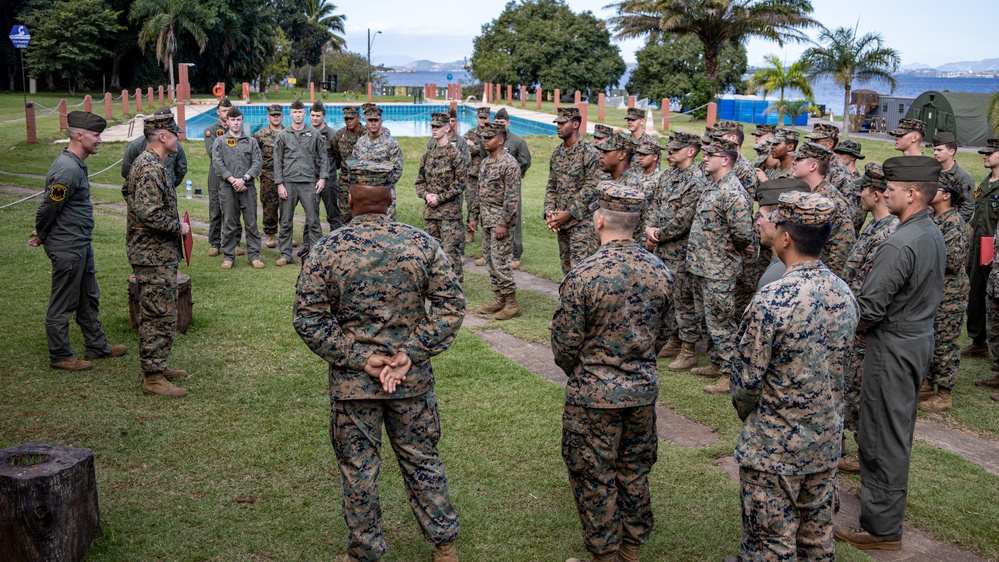 UNITAS 2022: U.S. Marines with Marine Light Attack Helicopter Squadron (HMLA) 773, are Commemorated for Their Efforts During Exercise UNITAS LXIII