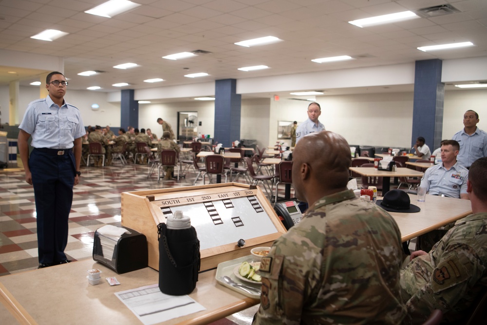 Basic Military Training lunch time