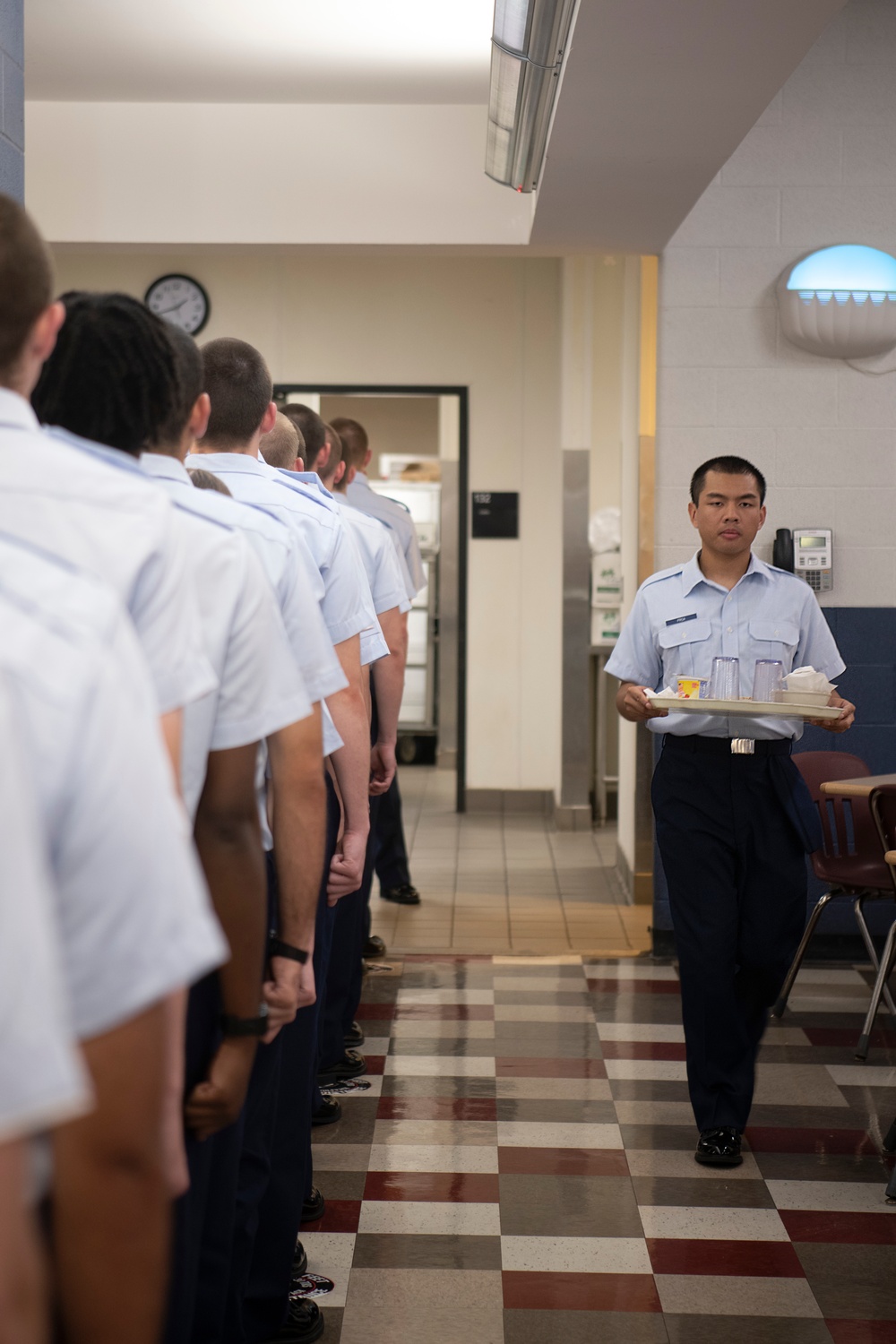 Basic Military Training lunch time