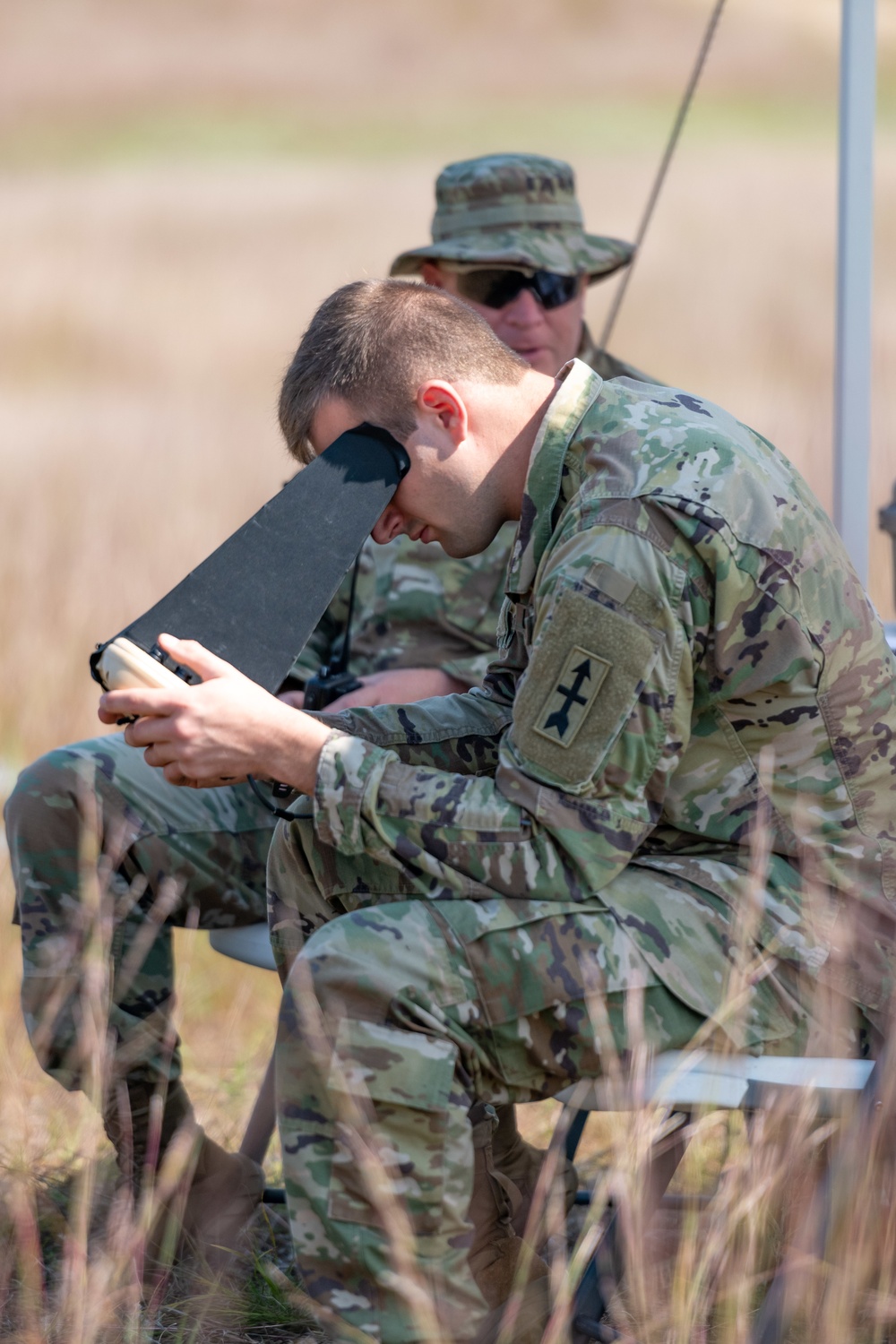 Wisconsin National Guard Soldiers flying RQ-11B Raven Small Unmanned Aircraft System