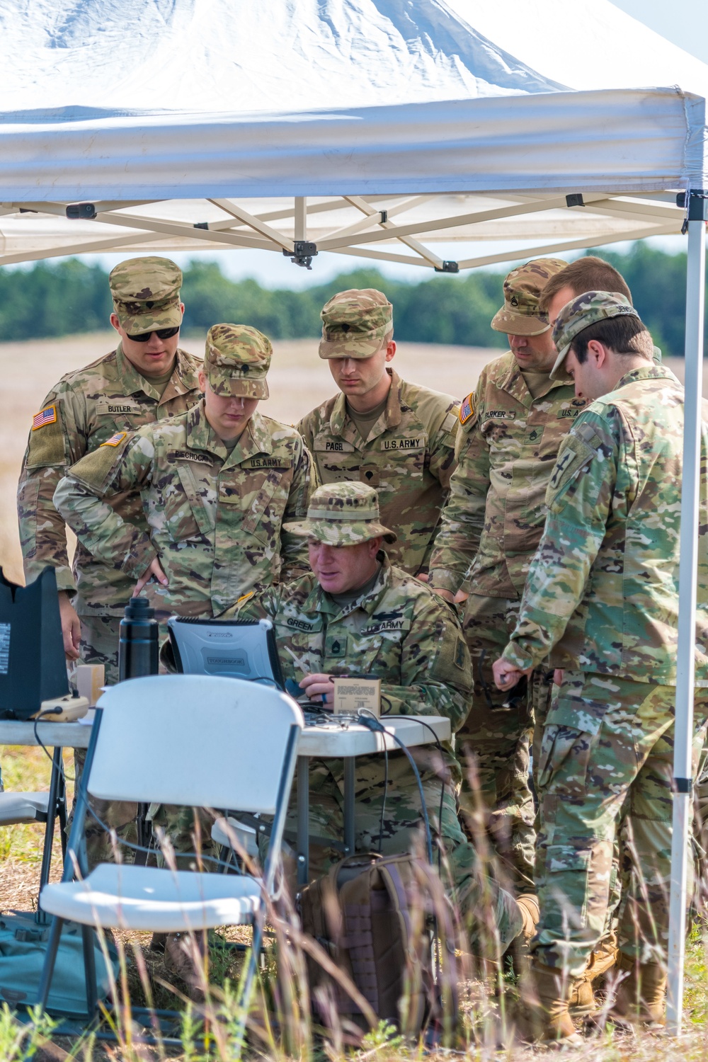 Wisconsin National Guard Soldiers flying RQ-11B Raven Small Unmanned Aircraft System