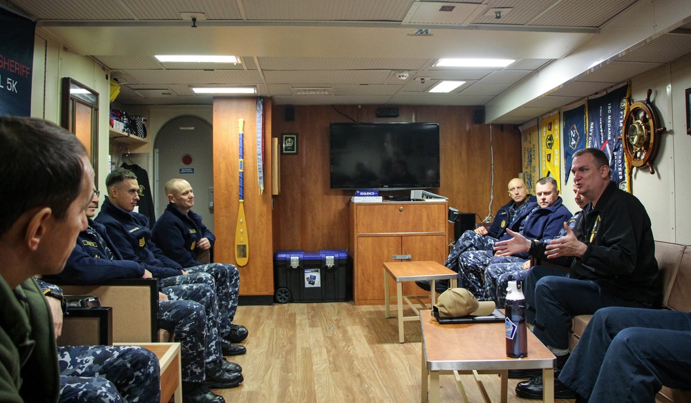 Lithuanian Navy observes U.S. Navy chief initiation season