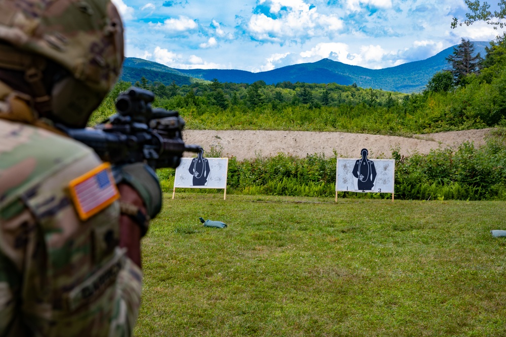 102nd Infantry Regiment soldiers receive awards, conduct reflexive fire drills, machine gun qualification during Annual Training