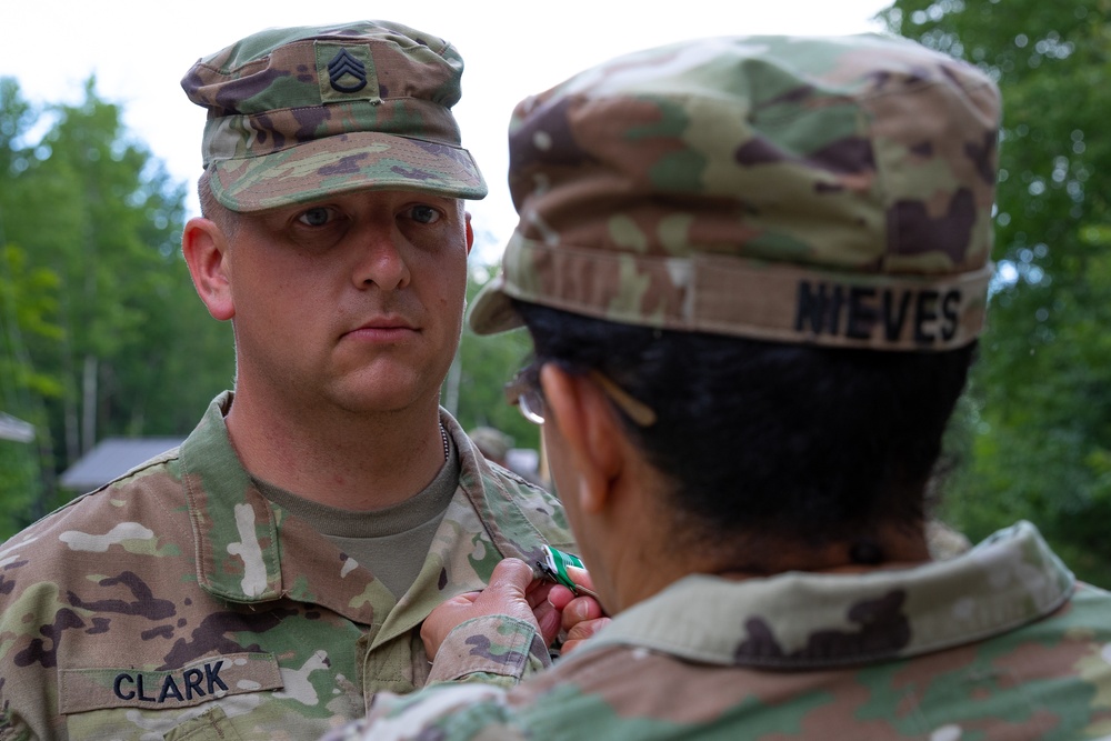 102nd Infantry Regiment soldiers receive awards, conduct reflexive fire drills, machine gun qualification during Annual Training