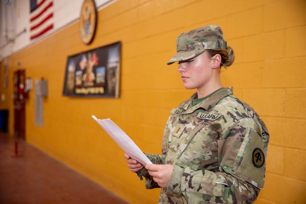 Bravo Battery, 3rd Battalion, 112th Field Artillery Regiment Change of Command Ceremony