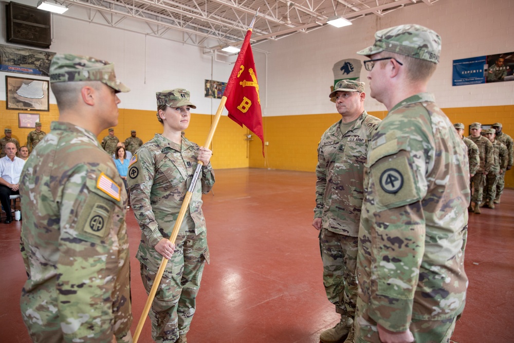 Bravo Battery, 3rd Battalion, 112th Field Artillery Regiment Change of Command Ceremony