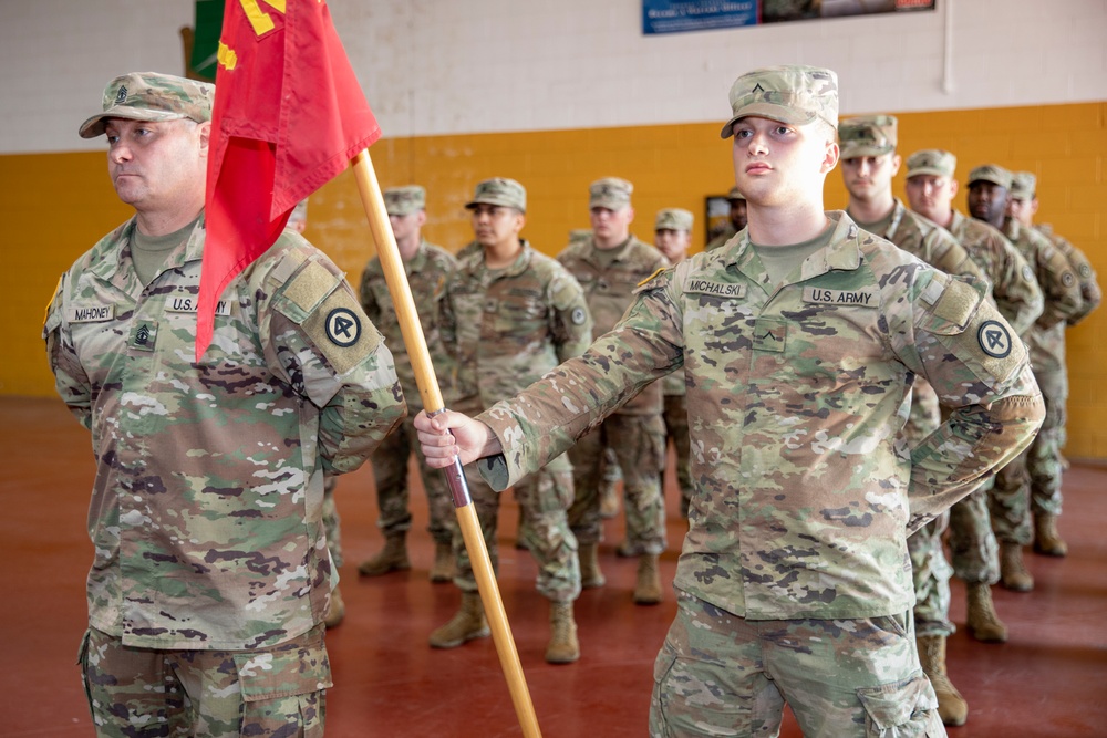 Bravo Battery, 3rd Battalion, 112th Field Artillery Regiment Change of Command Ceremony