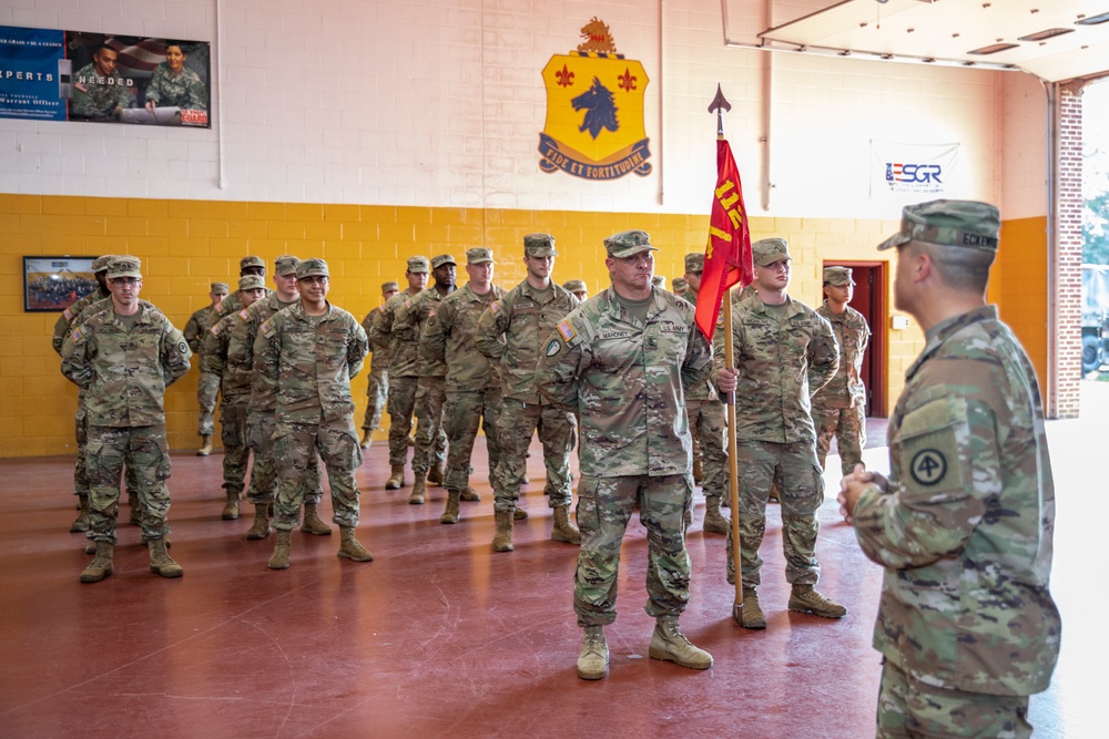 Bravo Battery, 3rd Battalion, 112th Field Artillery Regiment Change of Command Ceremony