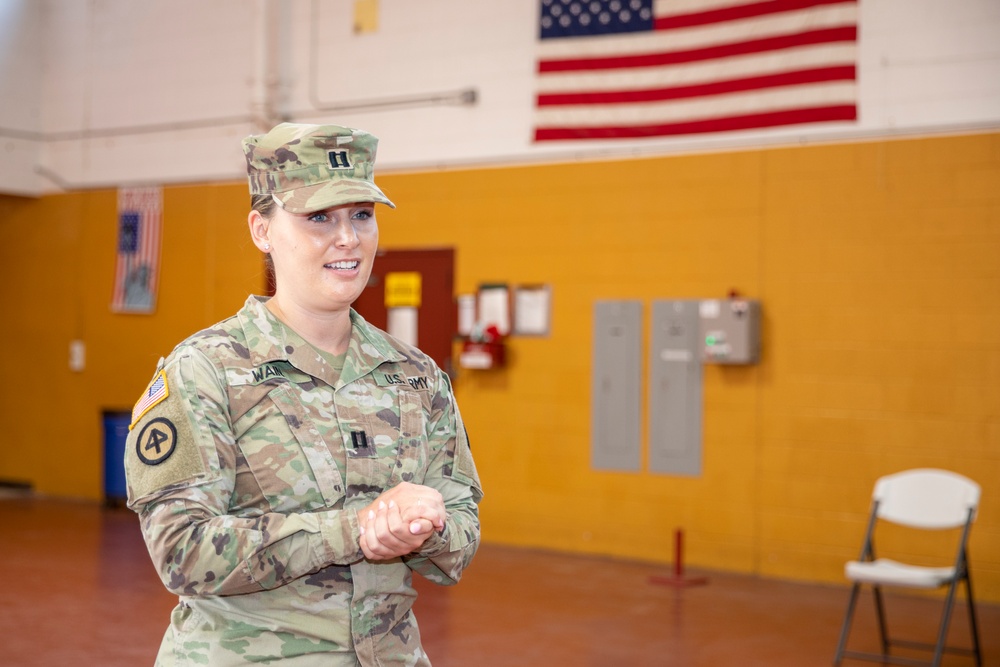 Bravo Battery, 3rd Battalion, 112th Field Artillery Regiment Change of Command Ceremony