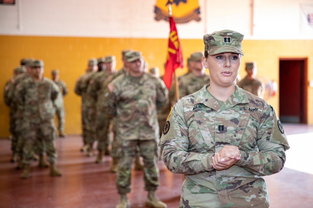 Bravo Battery, 3rd Battalion, 112th Field Artillery Regiment Change of Command Ceremony