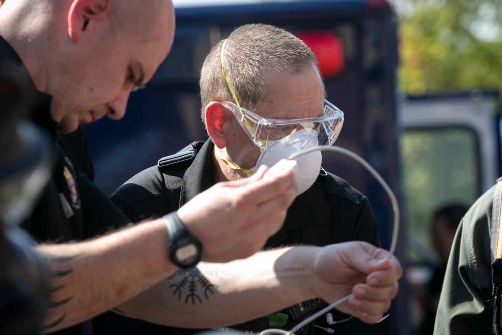 55th Civil Support Team helps decontaminate water plant during training event