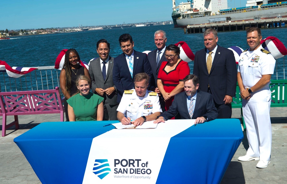 Navy and Port of San Diego Enter Energy Agreement