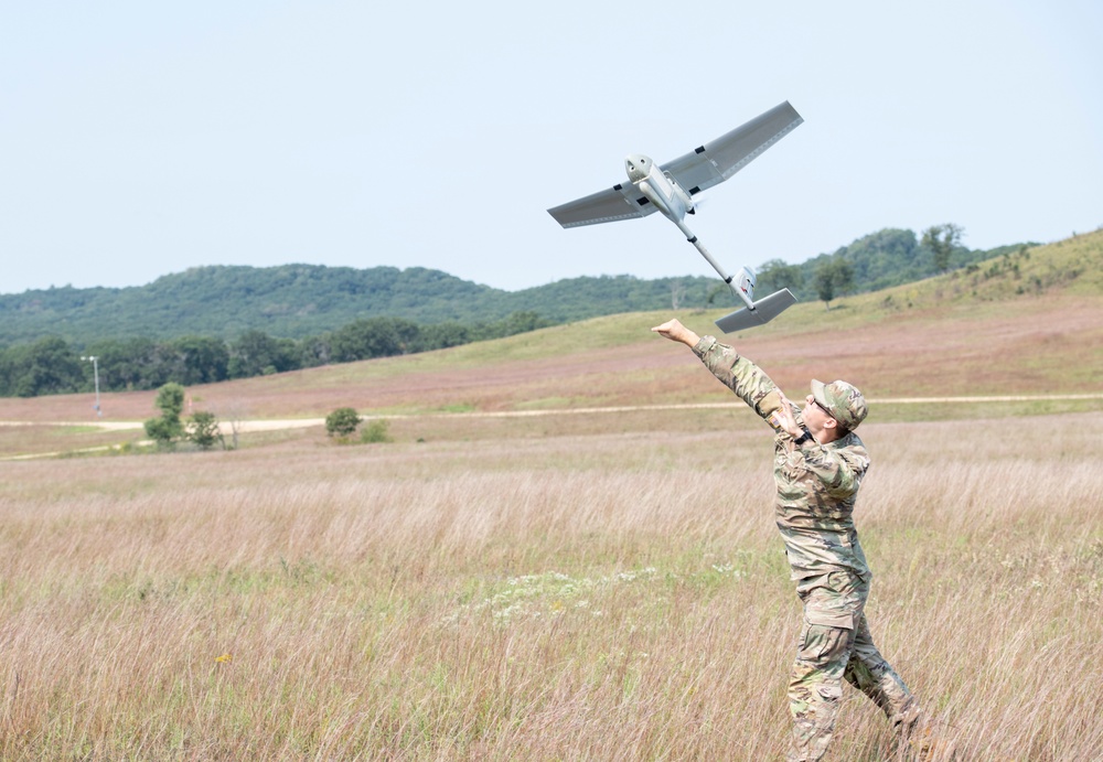 Wisconsin National Guard Soldiers Train in UAS Operations