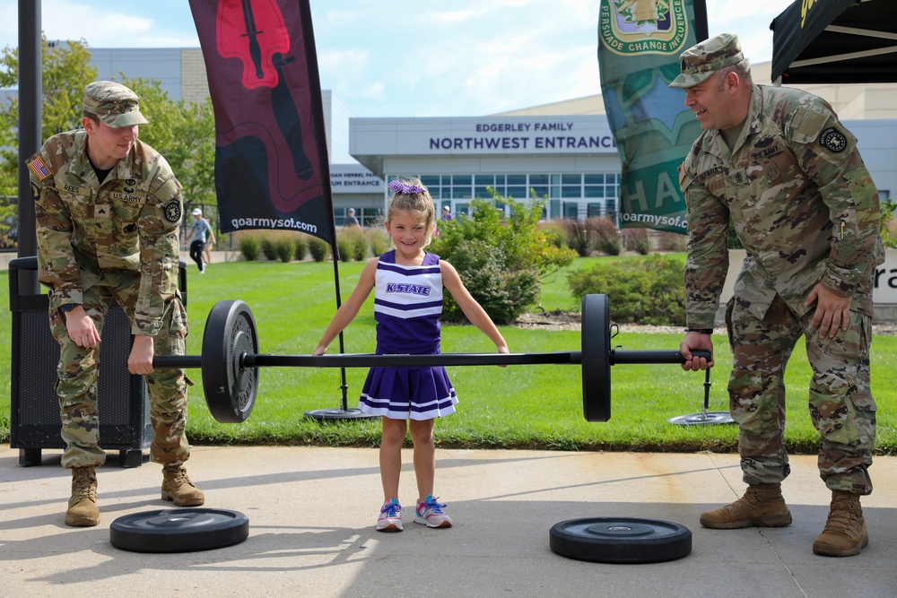Flyovers and Static Displays: K-State honors Fort Riley, 1ID Soldiers